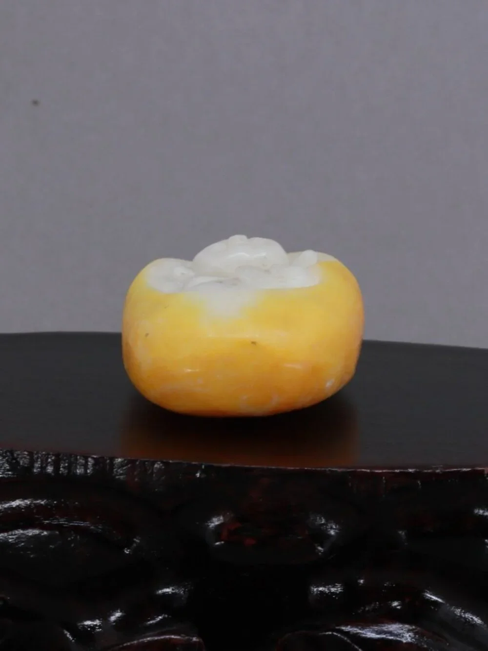 Chinese white hetian jade pendant w Laughing Buddha
